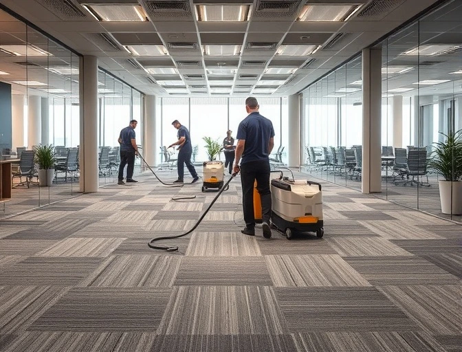 commercial carpet cleaning service image